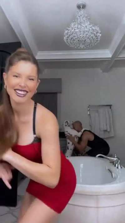 Red dress
