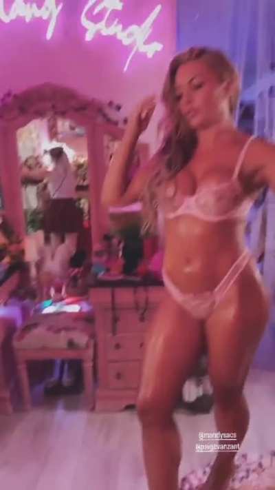 BTS of the Amanda Saccomanno &amp; Paige VanZant shoot