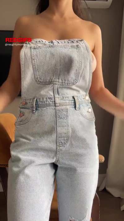 Overalls are perfect when you skip everything underneath