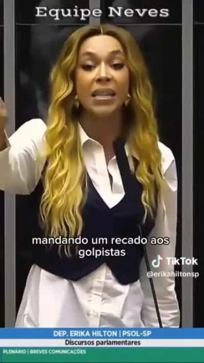 Erika Hilton &eacute; s&oacute; orgulho!