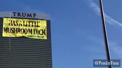 Meanwhile at Trump Tower in Las Vegas today...
