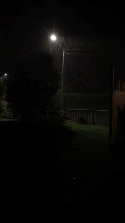Rain pouring down in Norway