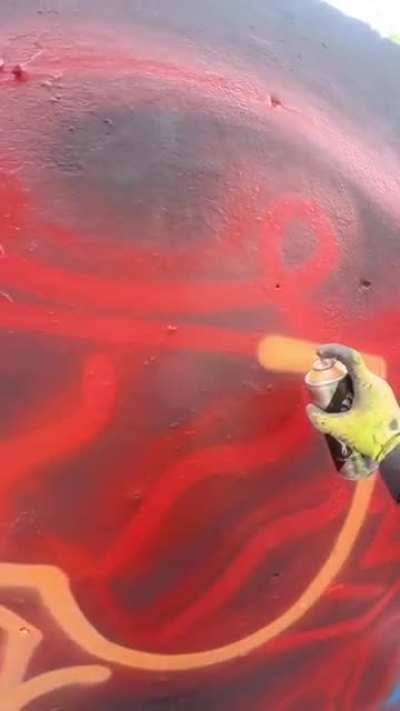 Spray painting