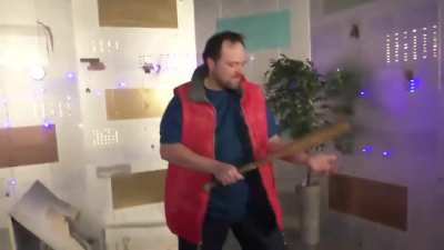 Not the baseball bat!