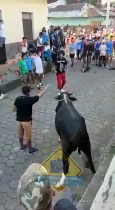 He was way too close!