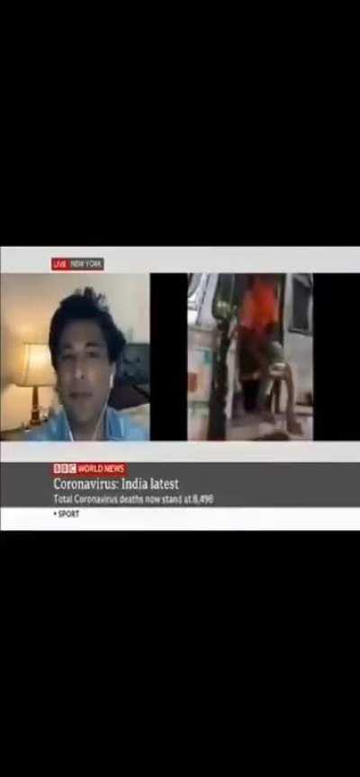 Vikas khanna giving it back to bbc reporter-&ldquo;My sense of hunger did not come from India so much because I was raised in Amritsar and we have a huge community kitchen where everyone gets fed. The entire city can be fed from the community kitchen&rdquo; .
