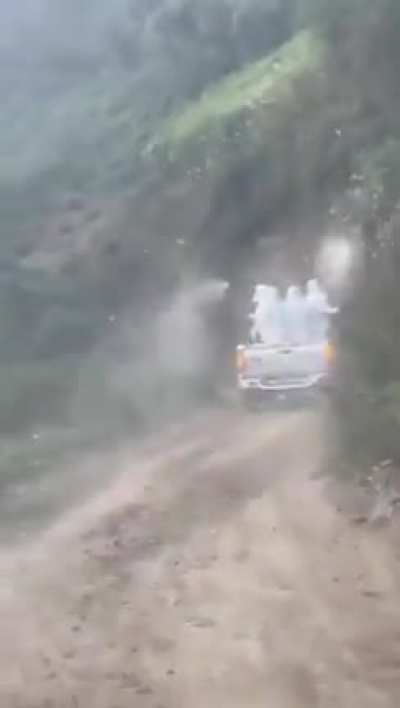 They're sanitizing the mountains. LMAO