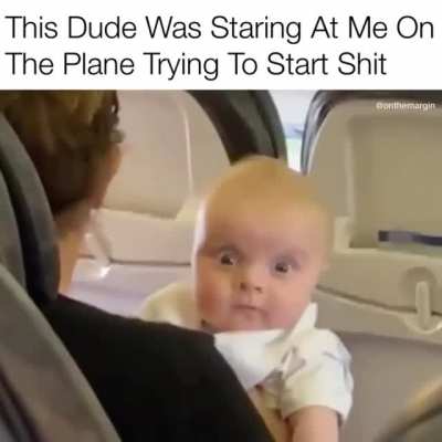 Staring at me