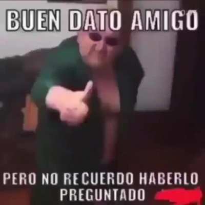 que buen dato