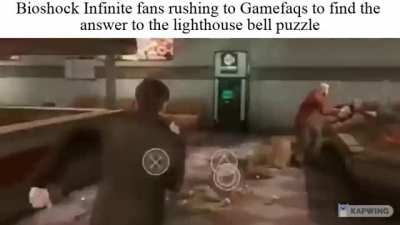 "Wounded Knee? HOLY SHIT IS THAT A FUCKING SKYRIM REFERENCE!?!?!"