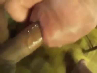 As promised, synth oil dick inflation gay dick vore sounding porn.