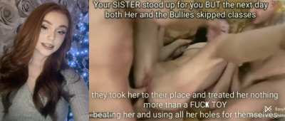 now everyone in the college knows She is just Bullies' FUCK PET