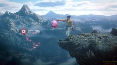 Kazuya tira a Kirby con grito de Vegetta777. En HD:  