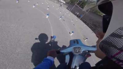 Vespa gymkhana