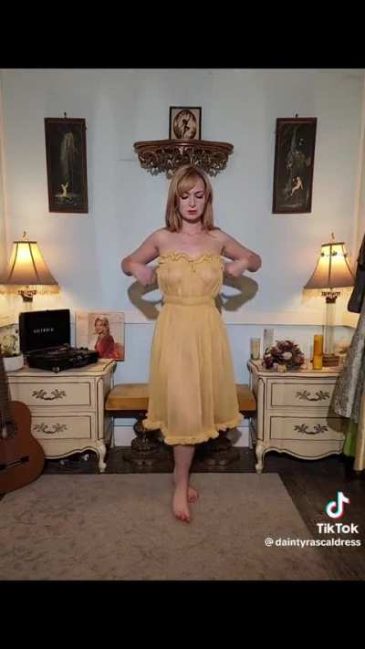 Yellow dress