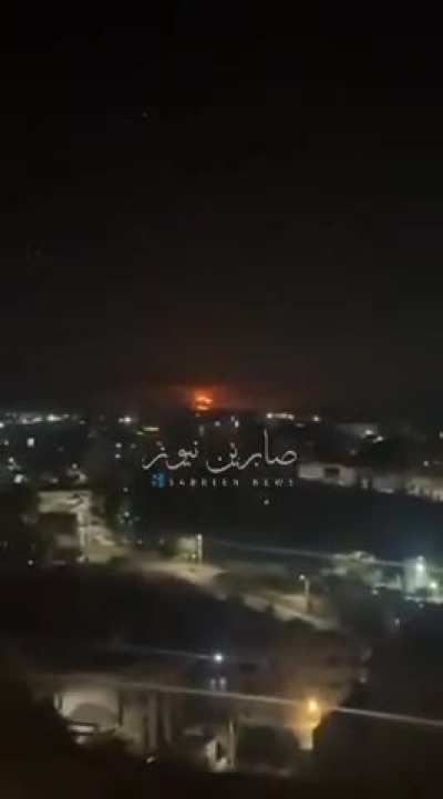 Iranian BM impact on northen Israel