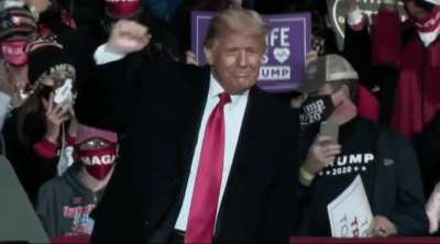 trump dancing