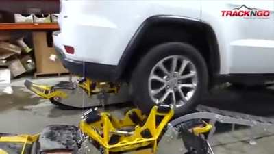 Upgraded snow tires