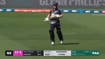 John Cena's entrance music is being played when Glen Philips walks out to bat.