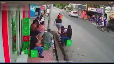 Kid Runs Onto Street, Hit By Car