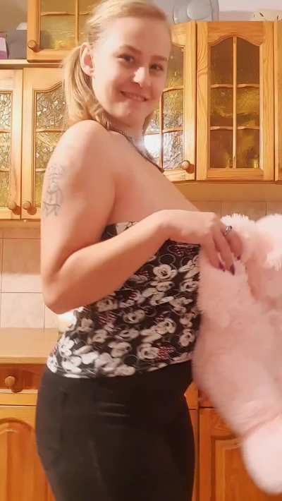 #TittyDrop Hey Plushie! Grab my boobs. heh