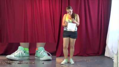 Green Converse Crush