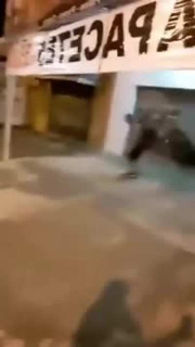 Just a normal selfie video.