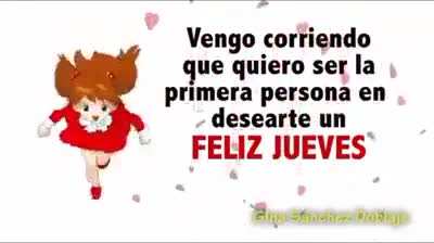 &iexcl;Feliz jueves!