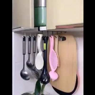 Non permanent organizing hooks
