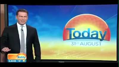 "Today" newscasters reacting to a gigantic shark