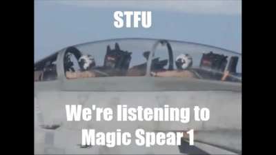 Trigger and his WSO during bunker buster