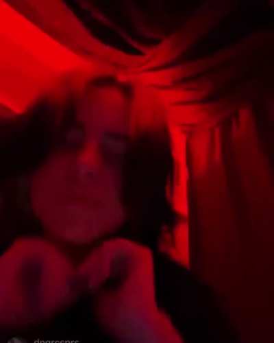 Clip from her IG live last night