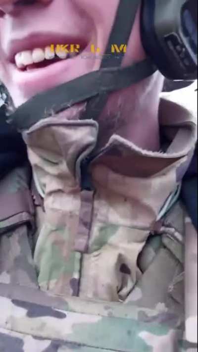 close Russian artillery strike on Ukraine trench, lucky Ukraine soldier survives