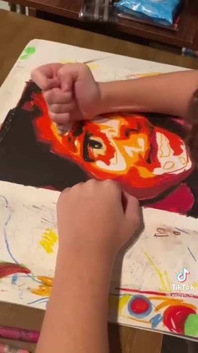 this is a nonverbal 12 year old boy with autism who&rsquo;s drawing and coloring Michael Jackson