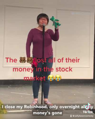 🐻🐻 lost all of their money in the stock market 📉 😭everything&rsquo;s dust in the wind