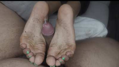 I Was Barefoot in The Park, So OF COURSE He Wants a Footjob😂💕💕🙈