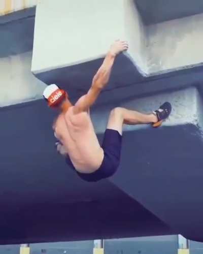 I really admire climbing as a sport