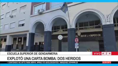Volvi&oacute; la Izquierda Terrorista: Explot&oacute; un paquete Bomba en Gendarmer&iacute;a