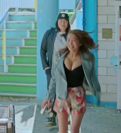 Rio Teramoto - Perfect Japanese jiggle scene in 'Sanctuary' S01E02 (2023)