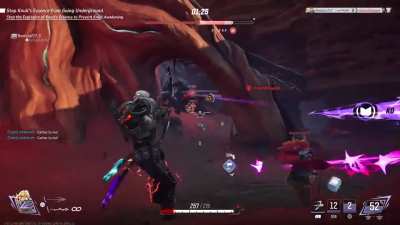 Lucky headshot on Bucky