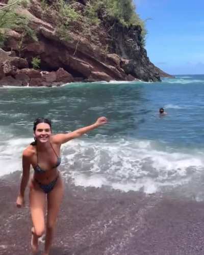 On the beach