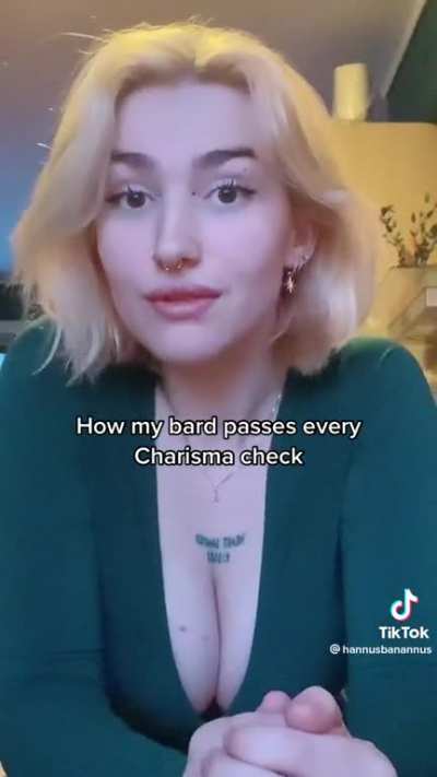 She knows how to seduce someone