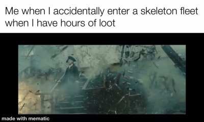 Skeleton fleets are mean to pirates...