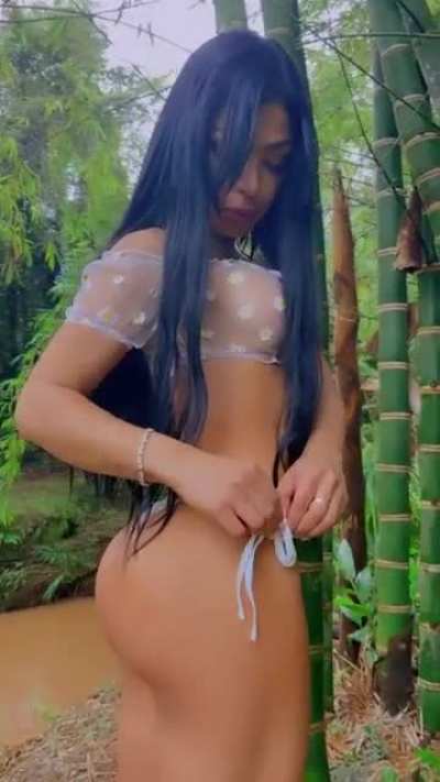 Vamos a ver c&oacute;mo me quito todo 🙈 en Ig (Gaby77711) 💦
