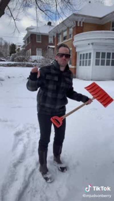Ew Snow, David!