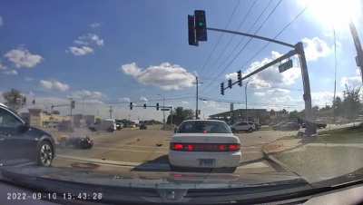&ldquo;Whose at fault?&rdquo; Red car of course. You have to be blind to not see all those damn vehicles.