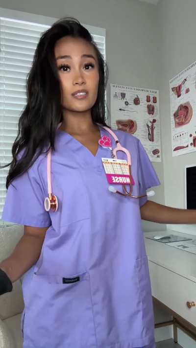 Naughty nurse on duty&mdash;let&rsquo;s see just how much care you need today