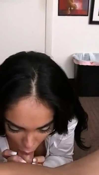 Blowjob in the office