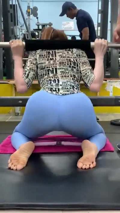 Soles getting that workout