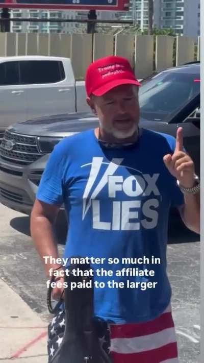 We showed up in Miami with @cliffcashcomedy to take on Fox&rsquo;s disinformation machine.